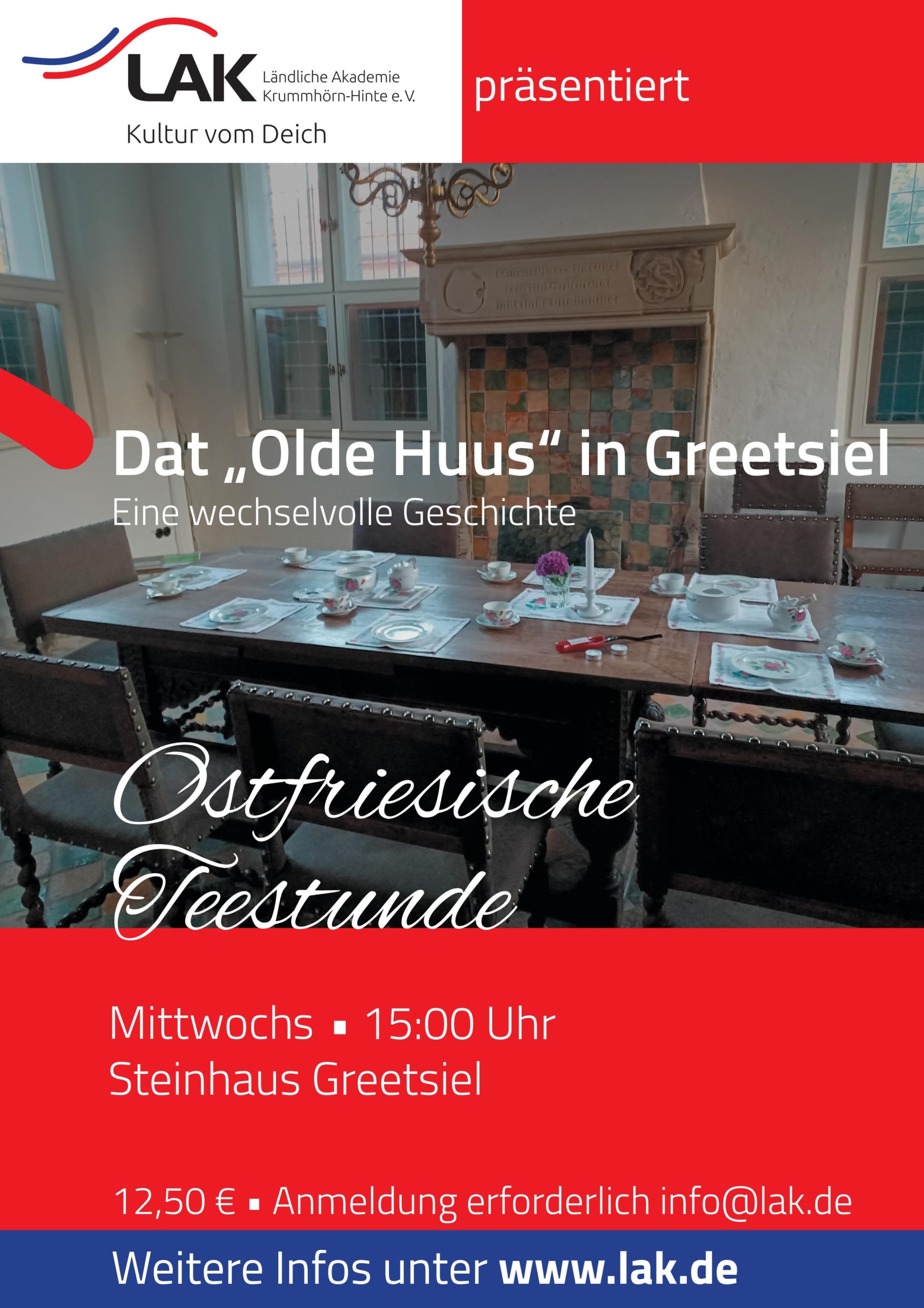 22-00-00 - Ostfriesische Teestunde 22-00-00 - Teestunde & Führung